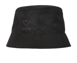 Prada Re-Nylon Bucket Hat, Poly, Black, MIC, Sz L, 2*
